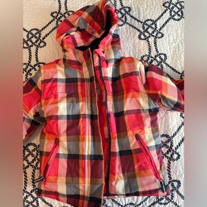 Cat & Jack Vibrant Plaid Jacket with Hood